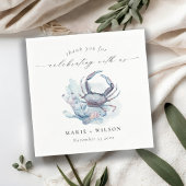 Kakerkorallenheirat mit verunreinigtem Unterwasser Serviette