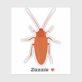 Kakerlake Aufkleber (Blatt)