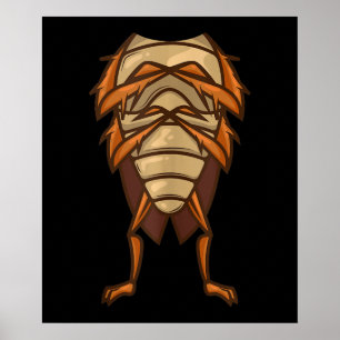 Kakerlake Halloween Easy Cosplay Poster