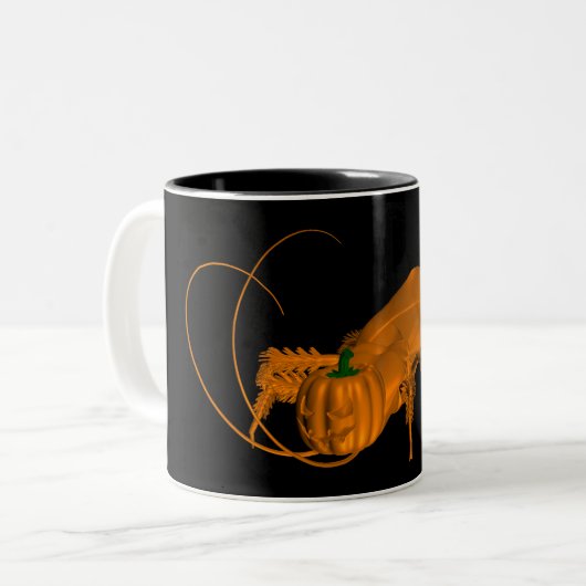 Kakerlake Zweifarbige Tasse (Vorderseite Links)