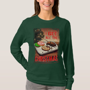 Kakerlaken essen Kekse hässliche Weihnachtsbäckere T-Shirt