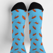 Kakerlaken Funny Pest Gemustert Socken (Oben)