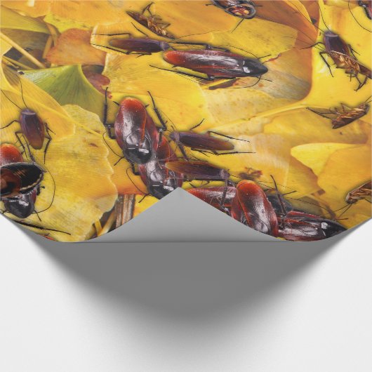 Kakerlaken Geschenkpapier (Ecke)