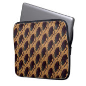 Kakerlaken im braunen Hintergrund Laptopschutzhülle (Vorderseite Links)