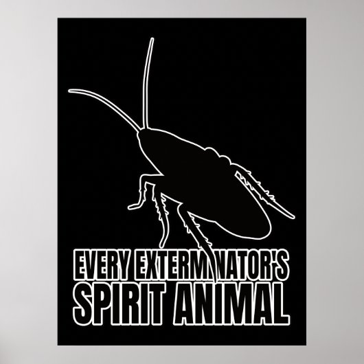 Kakerlaken Kakerlake - Entomologie Geek Poster (Vorne)