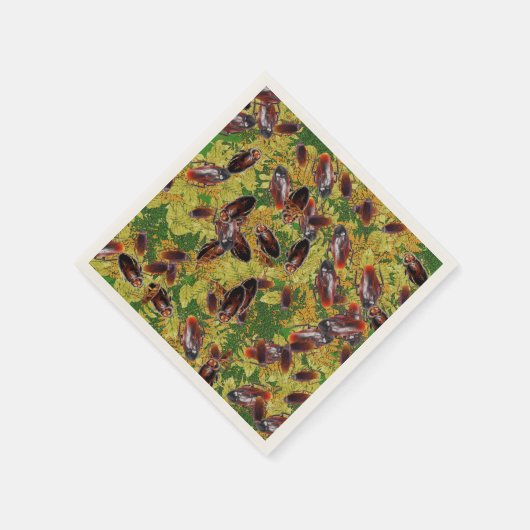 Kakerlaken Serviette (Ecke)