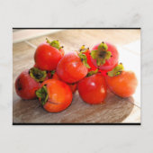 Kaki-Frucht Postkarte (Vorderseite)
