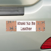 Kakifarbiges kein ist Leder Autoaufkleber (Auf Auto)