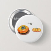 Kakipflaumenbaum Button (Vorne & Hinten)