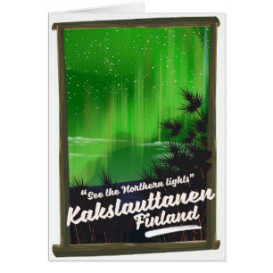 Kakslauttanen Finland-Reiseplakat