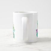 Kakteen, Aquarell Jumbo-Tasse (Rückseite)