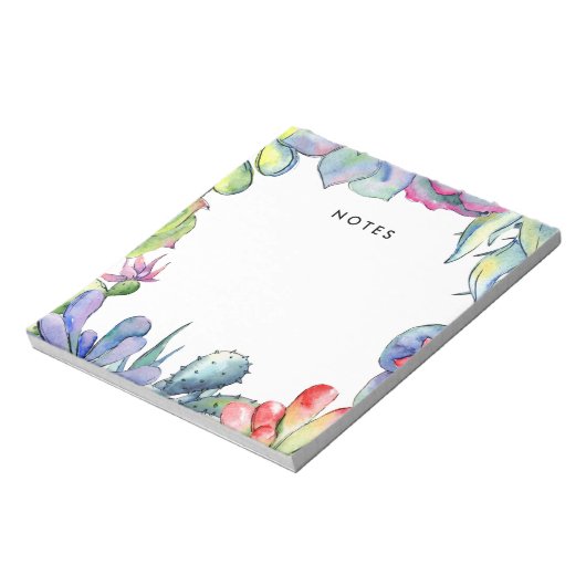 Kakteen, Aquarell Notizblock (Rotiert)