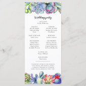 Kakteen, Aquarell Programm (Rückseite)