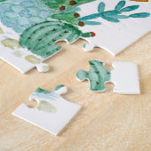 Kakteen, Aquarell Puzzle (Seite)