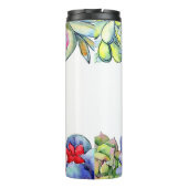 Kakteen, Aquarell Thermosbecher (Rückseite)