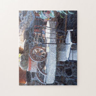 Kakteen auf einem Steintisch Puzzle