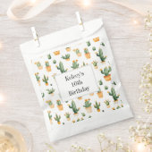 Kakteen auf Weiß Geschenktütchen (Ausgeschnitten)