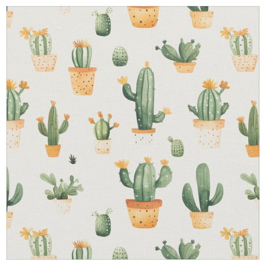 Kakteen auf Weiß Stoff (Nahaufnahme)