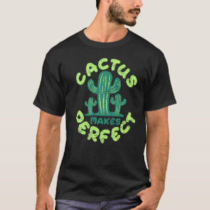 Kakteen bilden eine perfekte Niedliche Pflanze für T-Shirt