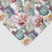 Kakteen blühende Sukkulente Seidenpapier (Ausschnitt)