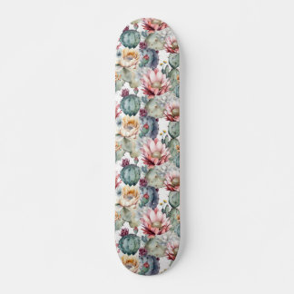 Kakteen blühende Sukkulente Skateboard