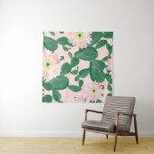 Kakteen Blume: Aquarellmalerei Wandteppich (Beispiel (Horizontal))