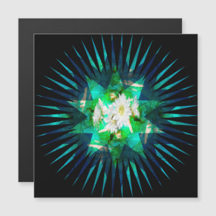 Kakteen-Blume Kaleidoskop-Effekt, Magnetkarte