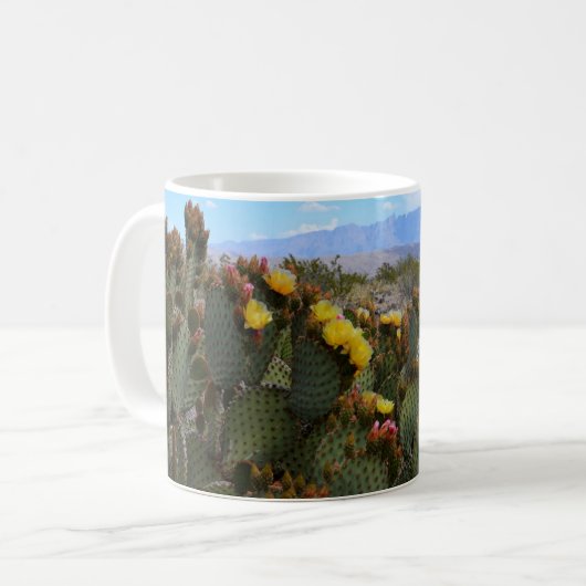 Kakteen, Blüten, Big Bend Kaffeetasse (Vorderseite Links)