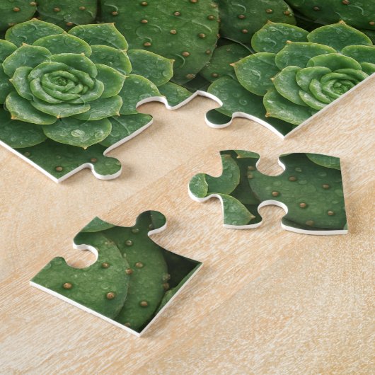 Kakteen-Botanisches Muster Puzzle (Seite)