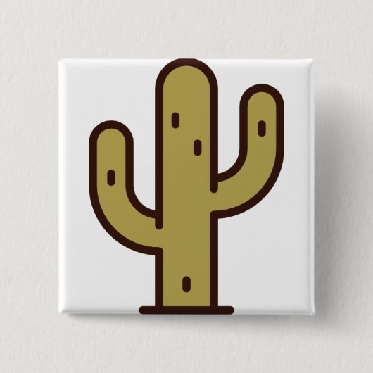Kakteen Button (Vorderseite)