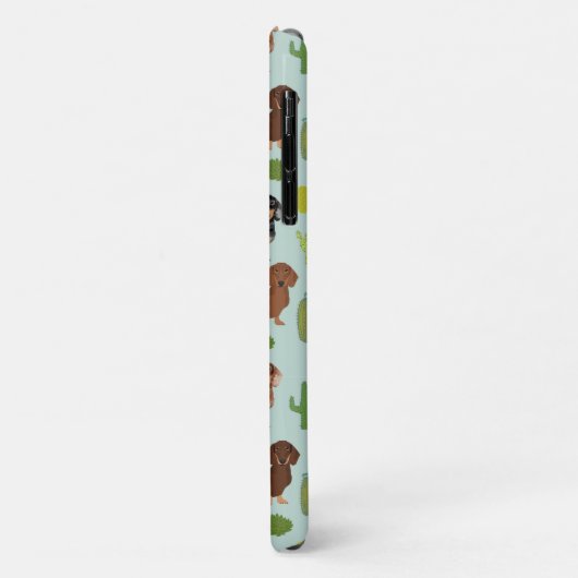 Kakteen, Dackel Case-Mate iPhone Hülle (Hinten/Links)