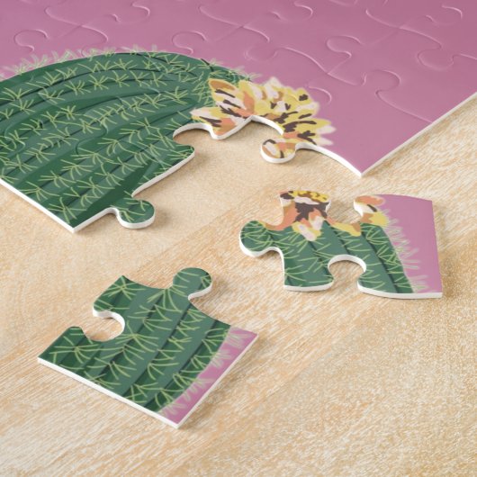 Kakteen der grünen Dessrt in Pots Puzzle (Seite)