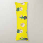 Kakteen der grünen Dessrt in Pots Seitenschläferkissen (Vorderseite Vertikal)