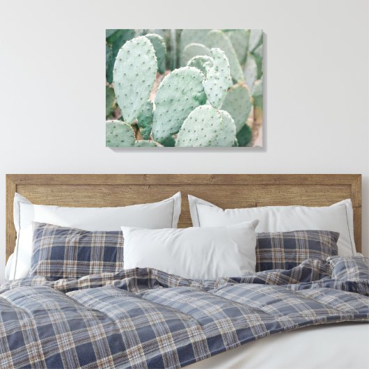 Kakteen des Botanischen Gartens Leinwanddruck (Insitu (Schlafzimmer))