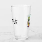 Kakteen-Design mit bunten Spritzern Glas (Rechts)