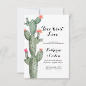 Kakteen Einladung (Vorderseite)