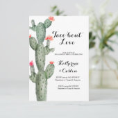 Kakteen Einladung (Stehend Vorderseite)