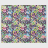 Kakteen Garening Wrapping Paper Geschenkpapier (Flach)