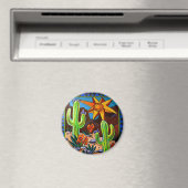 Kakteen im Südwesten Magnet (In Situ (Geschirrspüler))