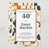 Kakteen im südwestlichen Stil Einladung (Vorne/Hinten)