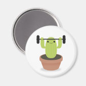 Kakteen in der Ausbildung Magnet (Vorderseite/Rückseite)