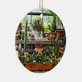 Kakteen in Greenhouse Keramik Ornament (Rechts)