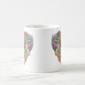 Kakteen in Herzform Kaffeetasse (Mittel)