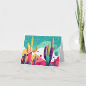 Kakteen in lebhaften Farben (Vorderseite)