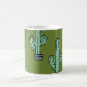 Kakteen in Pot Illustration Kaffeetasse (Mittel)