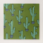 Kakteen in Pot Illustration Puzzle (Vertikal)