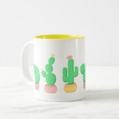 Kakteen - Kakteen - Pflanze Zweifarbige Tasse (Vorderseite Links)