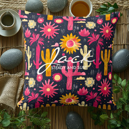 Kakteen-Kissen mit lebhaften Farben Kissen