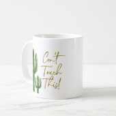 Kakteen können diese Kaffee-Tasse nicht Touch Kaffeetasse (Vorderseite Links)