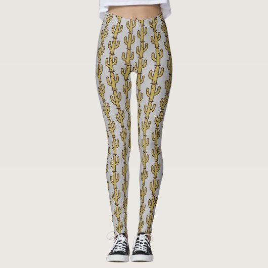 Kakteen Leggings (Vorderseite)